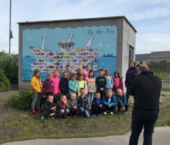 An opening event took place on the 3rd of July 2019 celebrating the P2's fabulous mural.