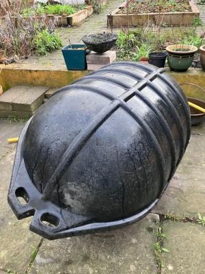 core of a large mussel buoy