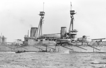 HMS Vanguard © Orkney Library and Archive