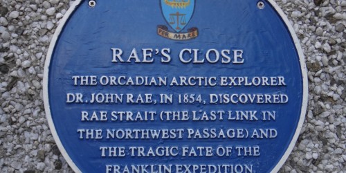 Blue Plaque for Rae's Close